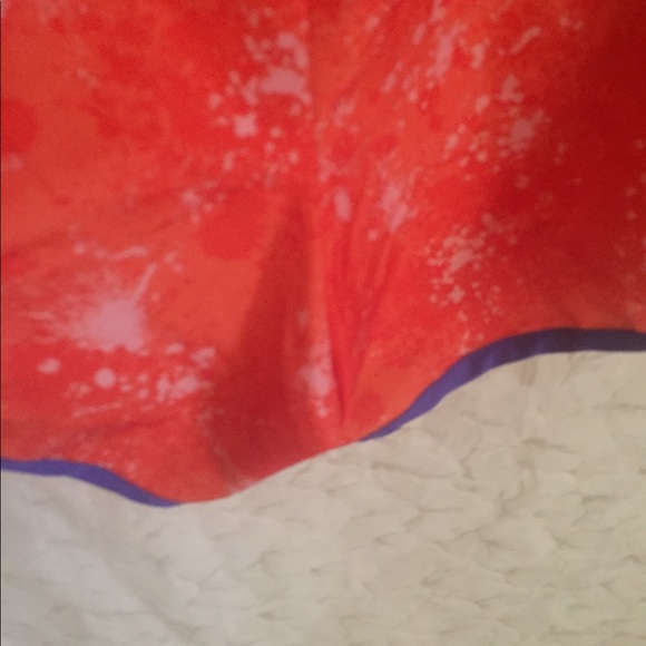 Danskin now orange/white/blue short lady sz xxl - Picture 9 of 10